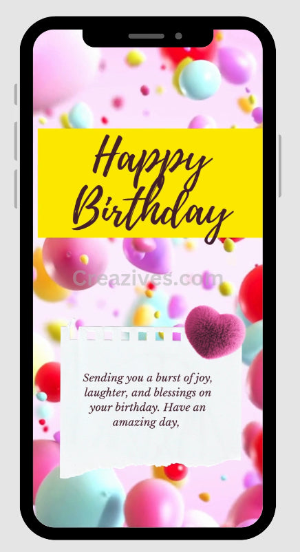 Happy Birthday Post - Video - creazives