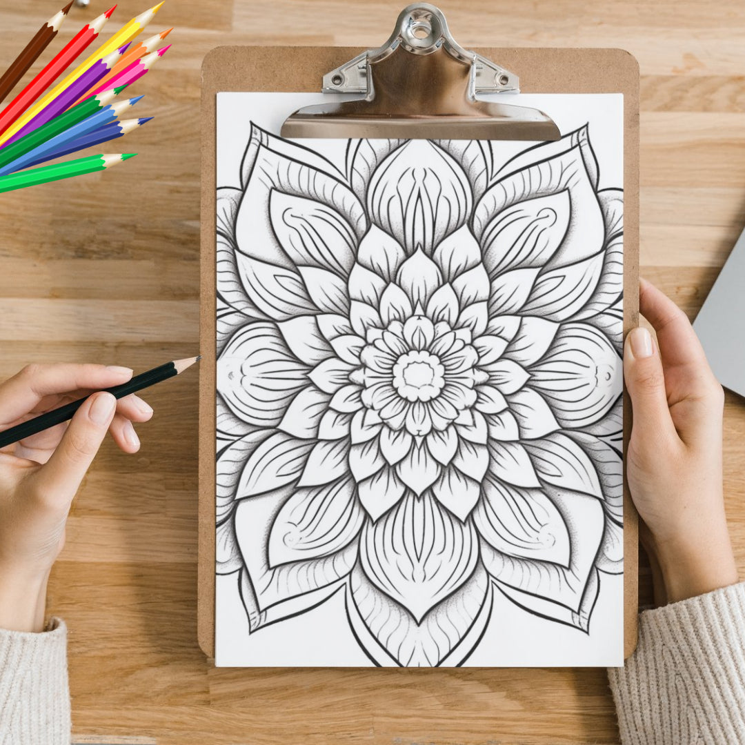 Mandela Coloring Page - Classic 20 - creazives