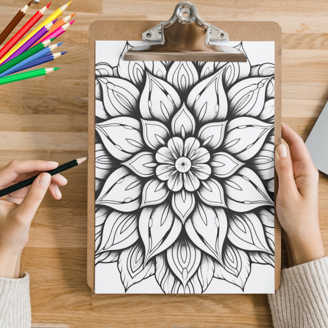 Mandela Coloring Page - Classic 21 - creazives
