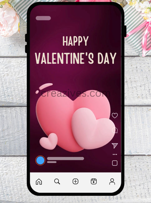 Valentines day Instagram Reel Video - creazives