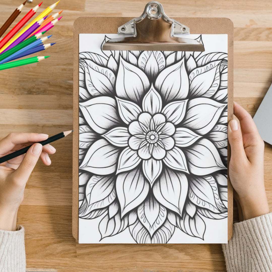 Mandela Coloring Page - Classic 22 - creazives