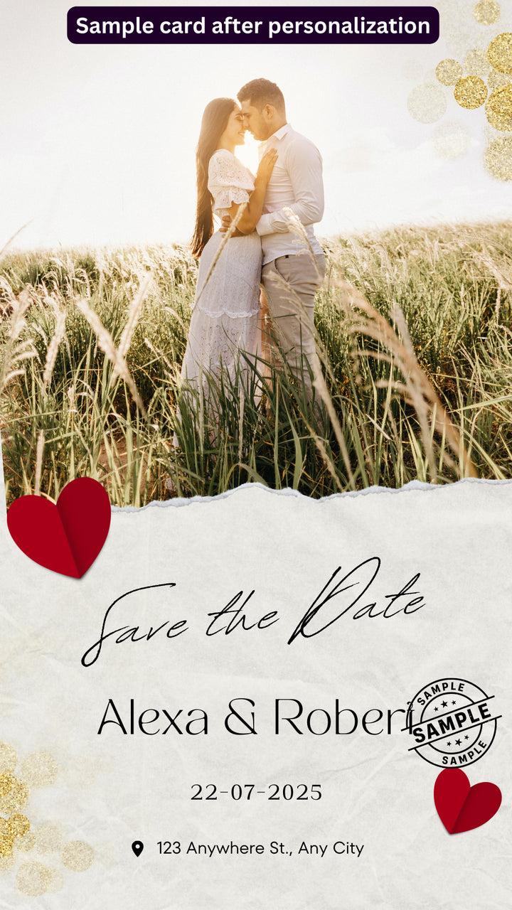 Save The Date Post - Image Personalized - creazives