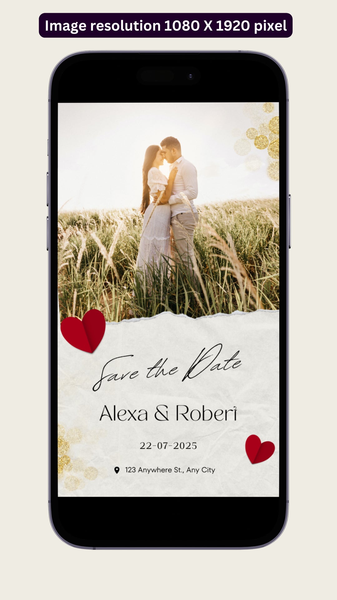 Save The Date Post - Image Personalized - creazives
