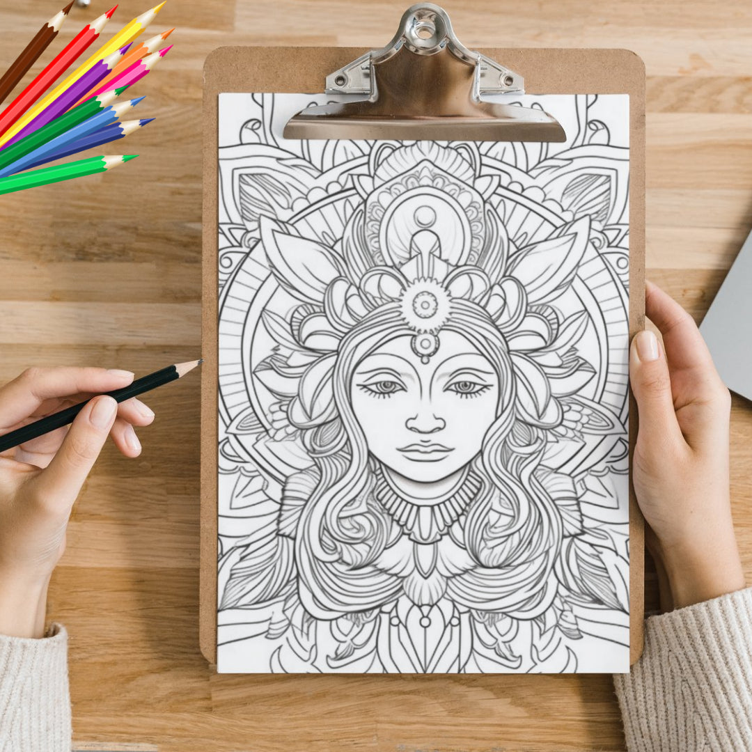 Mandela Coloring Page - Classic 24 - creazives
