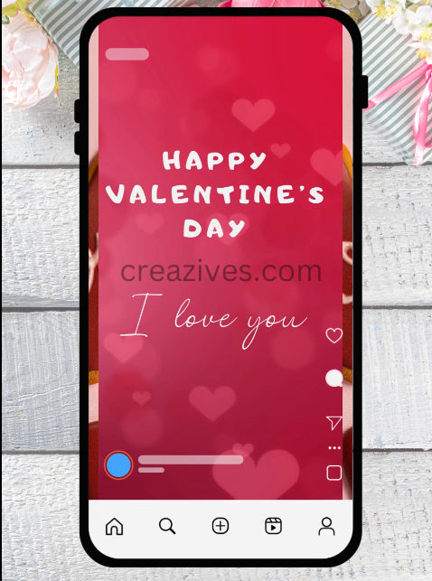 Valentines day Instagram Reel Video - creazives