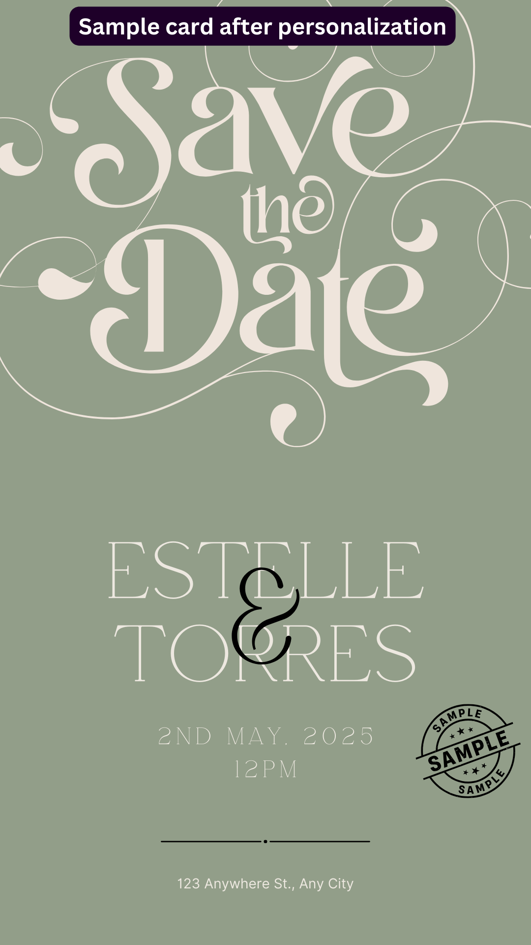 Save The Date Post - Image Personalized - creazives