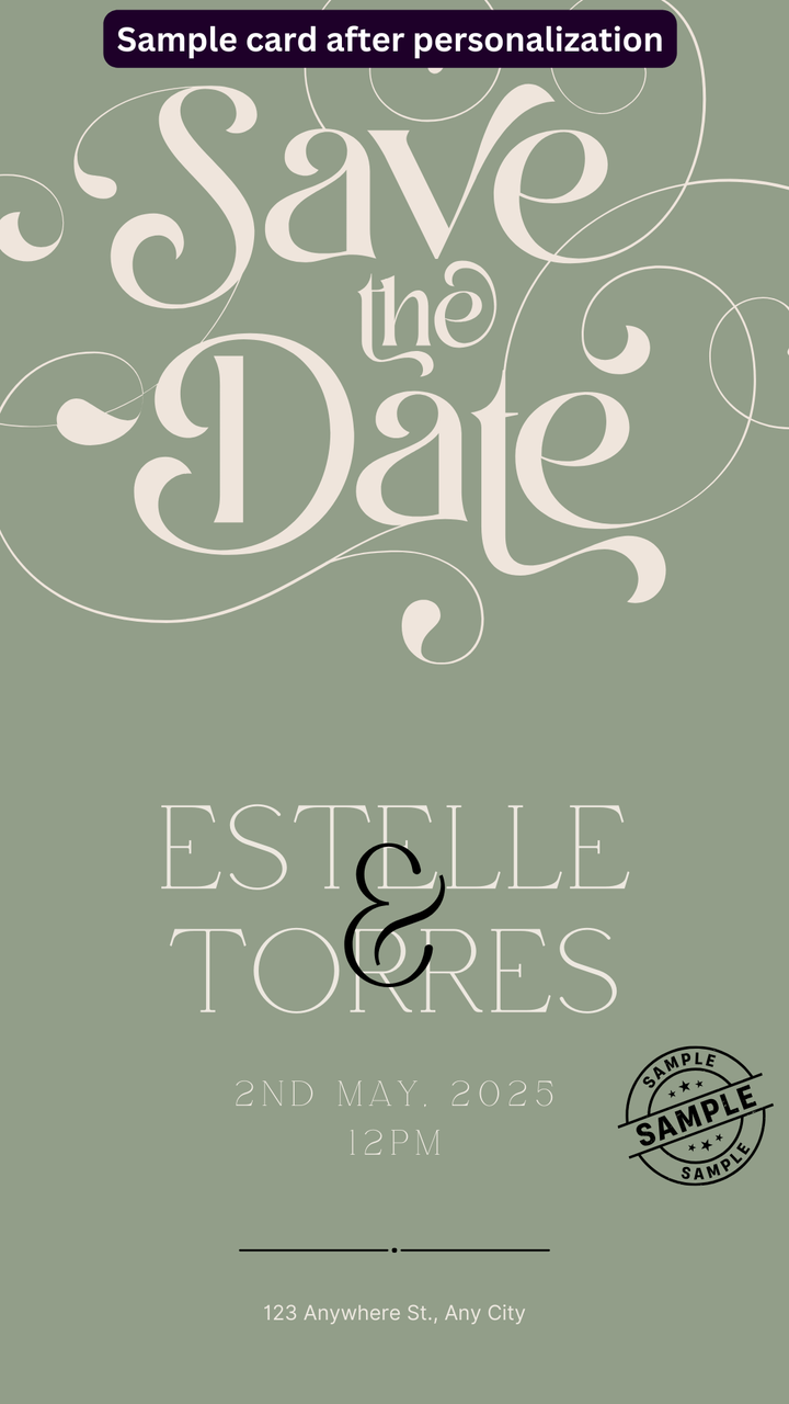 Save The Date Post - Image Personalized - creazives