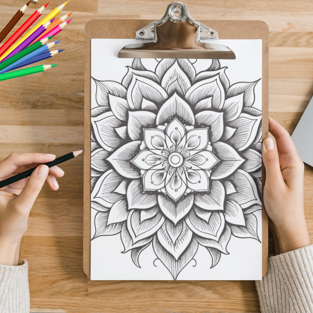 Mandela Coloring Page - Classic 25 - creazives