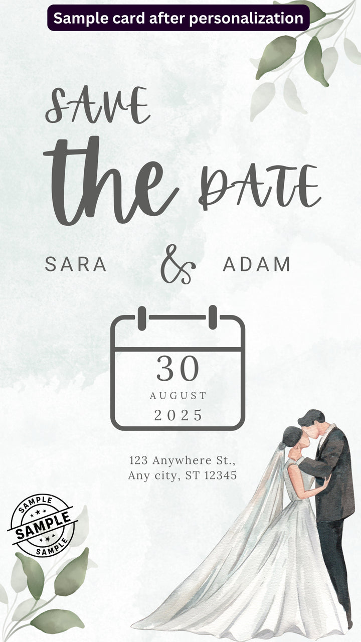 Save The Date Post - Image Personalized - creazives