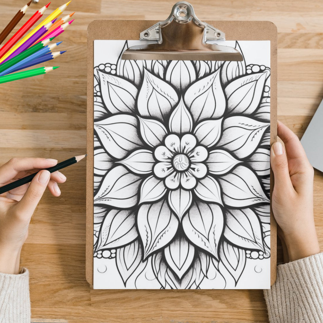 Mandela Coloring Page - Classic 28 - creazives