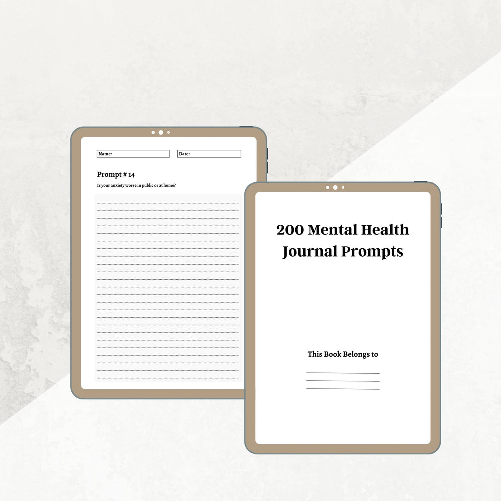 200 Mental Health Journal Prompts - creazives