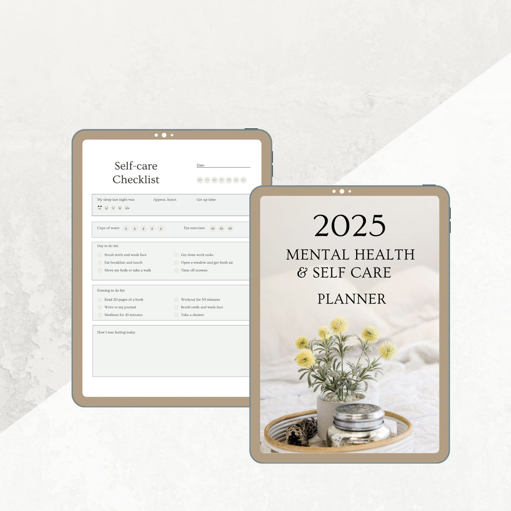 2025 MENTAL HEALTH & SELF CARE PLANNER - creazives