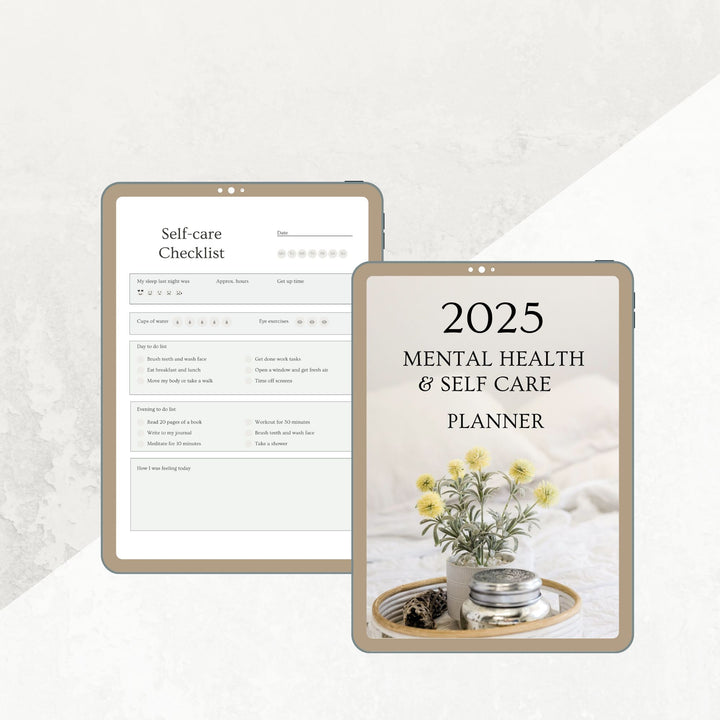 2025 MENTAL HEALTH & SELF CARE PLANNER - creazives