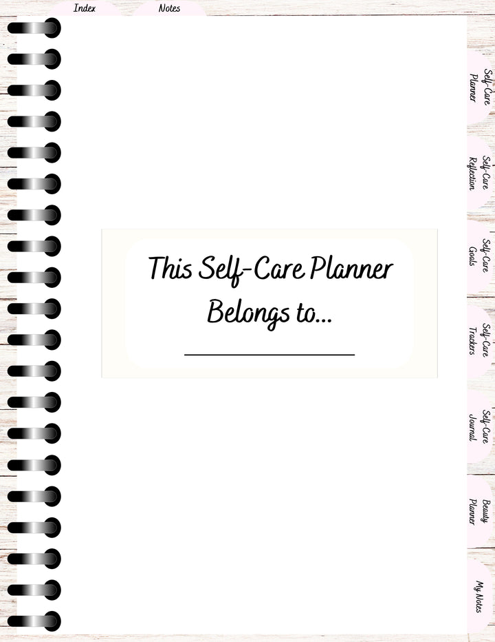 Digital Self-Care Planner