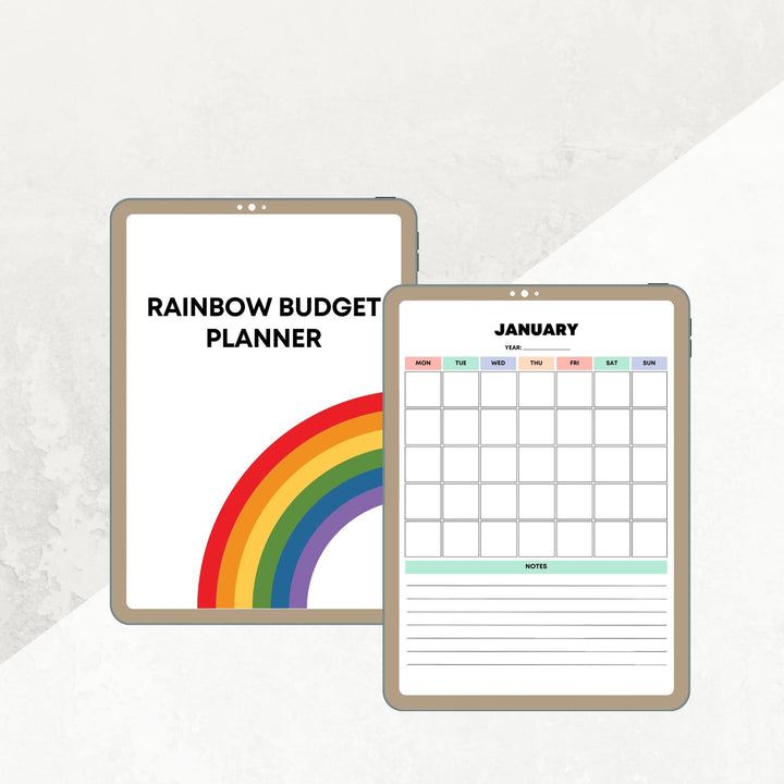 Rainbow Budget Planner