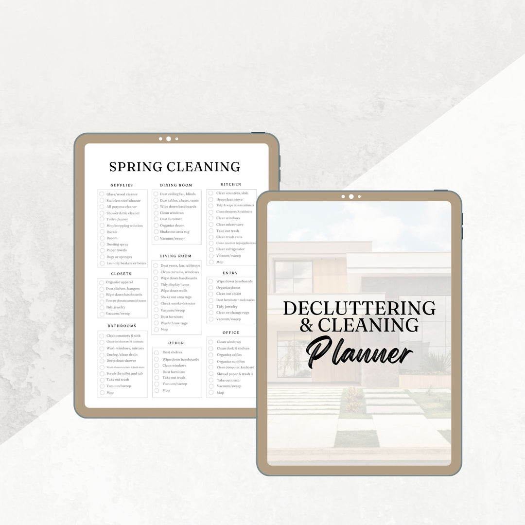 Decluttering and Cleaning Planner - creazives