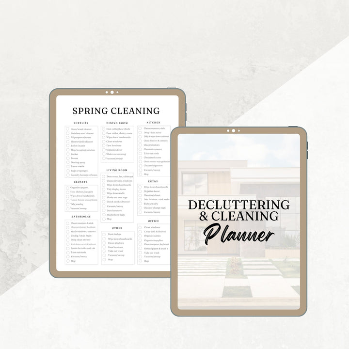 Decluttering and Cleaning Planner - creazives