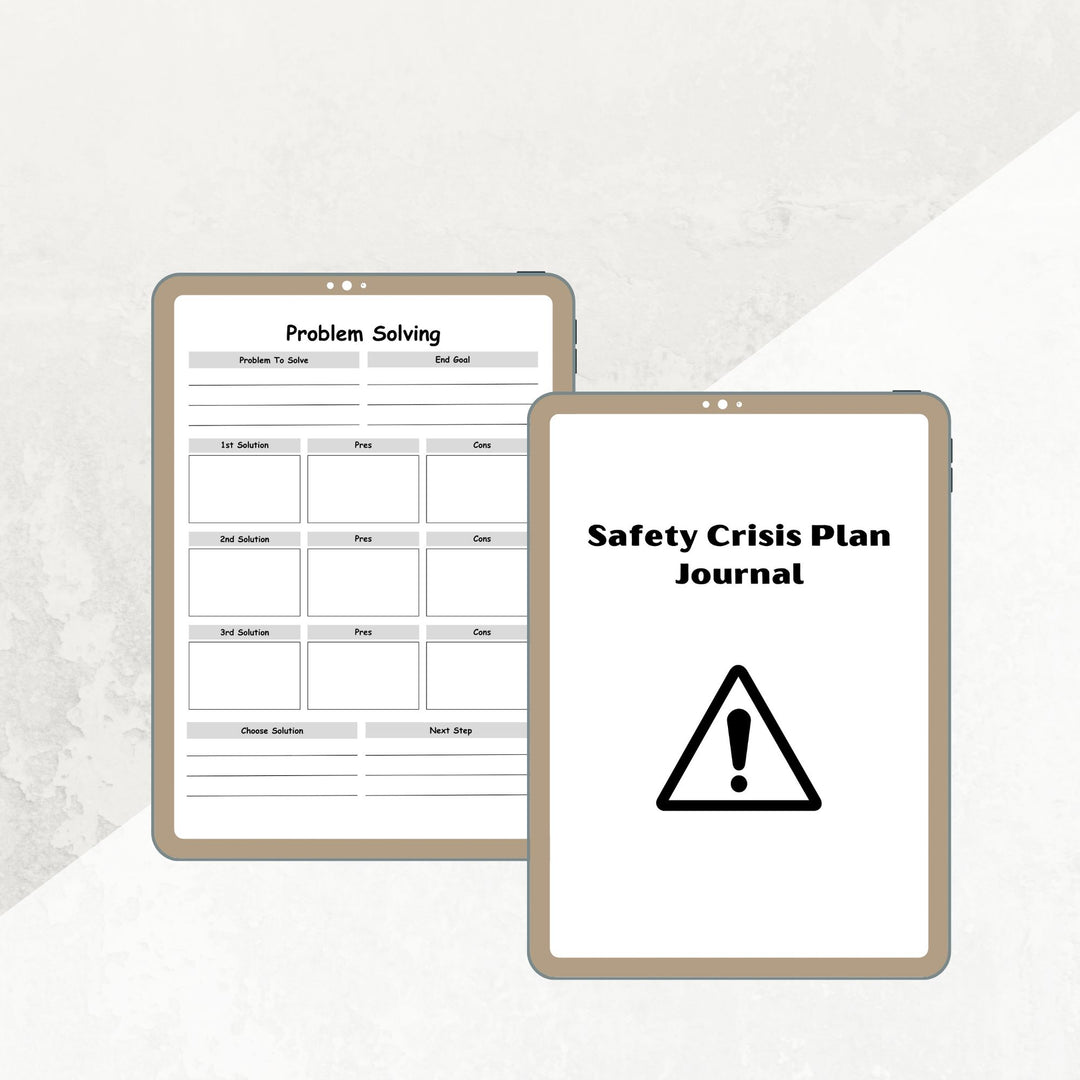 Safety Crisis Plan Journal - creazives
