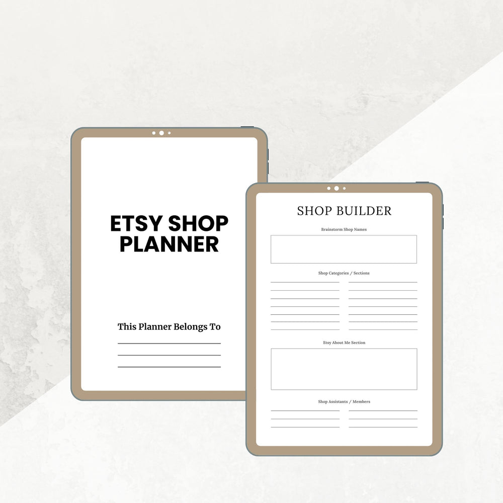 Etsy Shop Planner - creazives