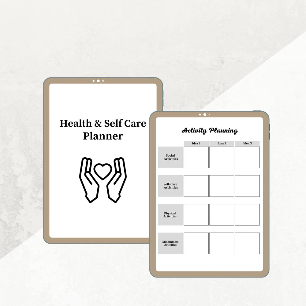 Health & Self Care Planner - creazives