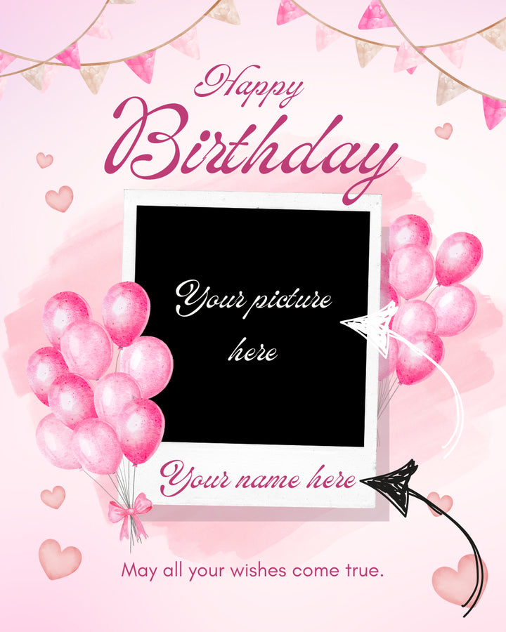 Happy Birthday Post - Image Personalized - creazives