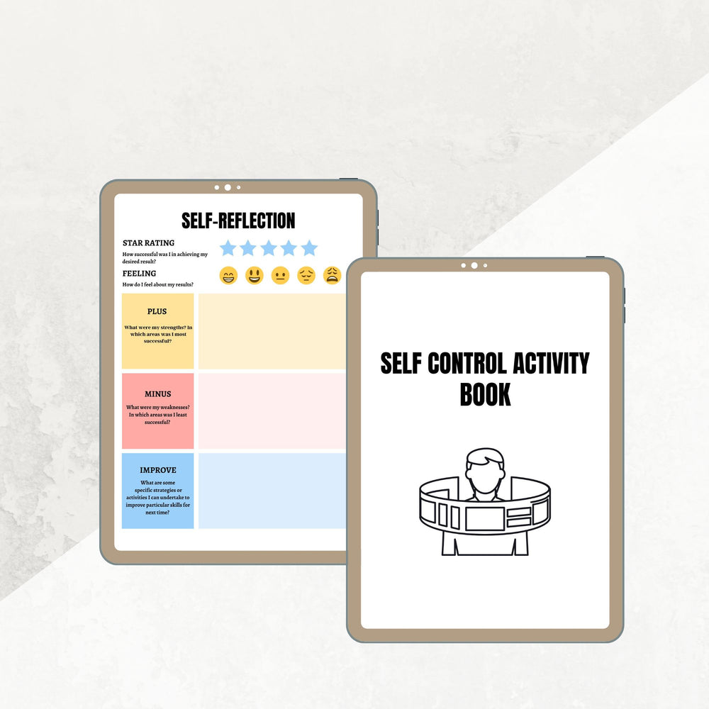 SELF CONTROL ACTIVITY BOOK - creazives