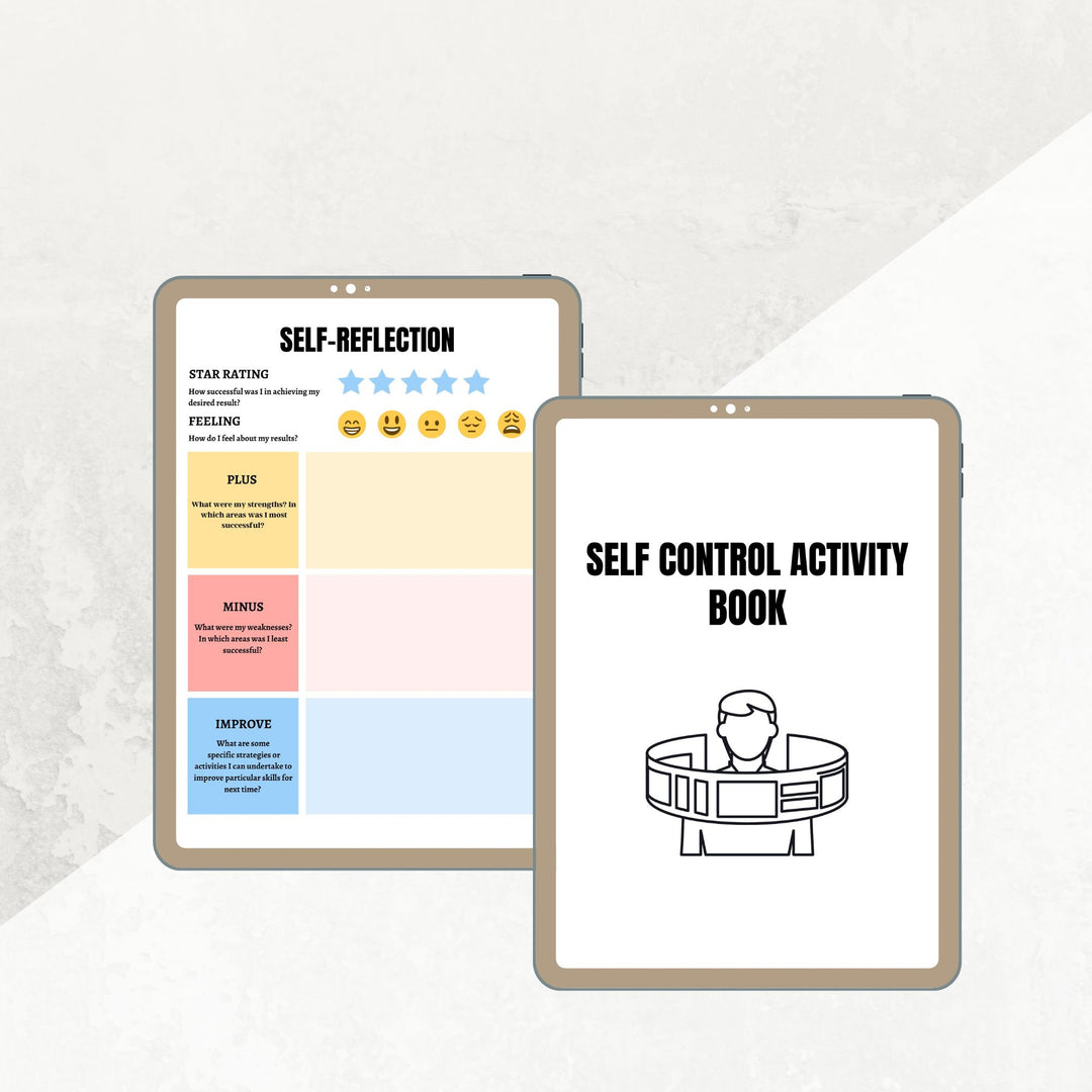 SELF CONTROL ACTIVITY BOOK - creazives