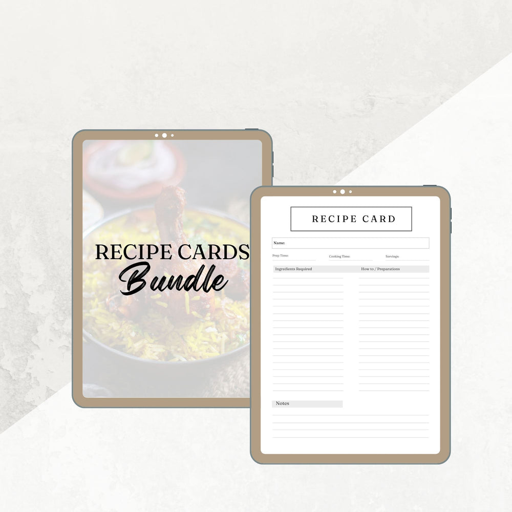 Recipe Cards Bundle - creazives