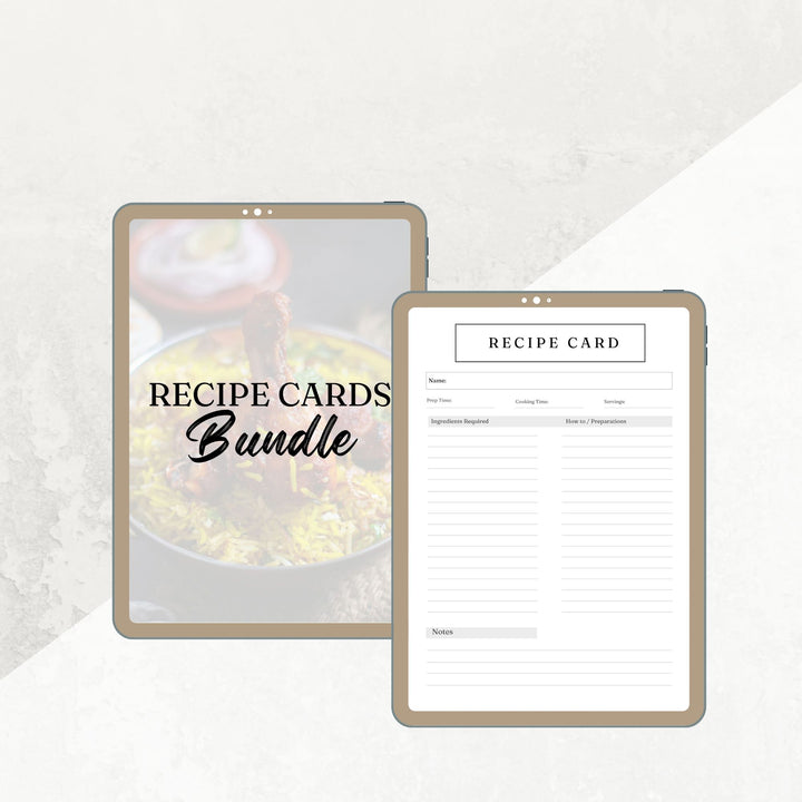 Recipe Cards Bundle - creazives
