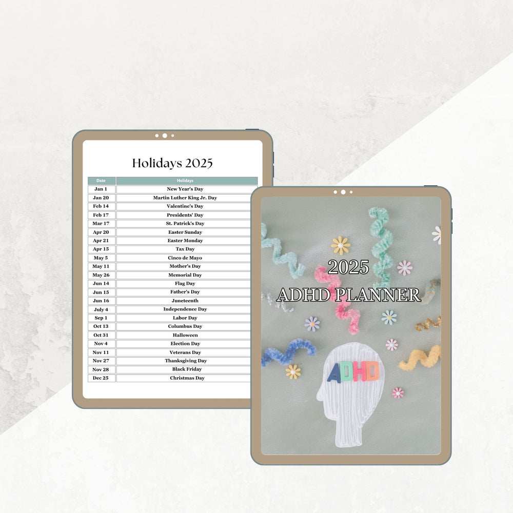 2025 ADHD PLANNER - creazives