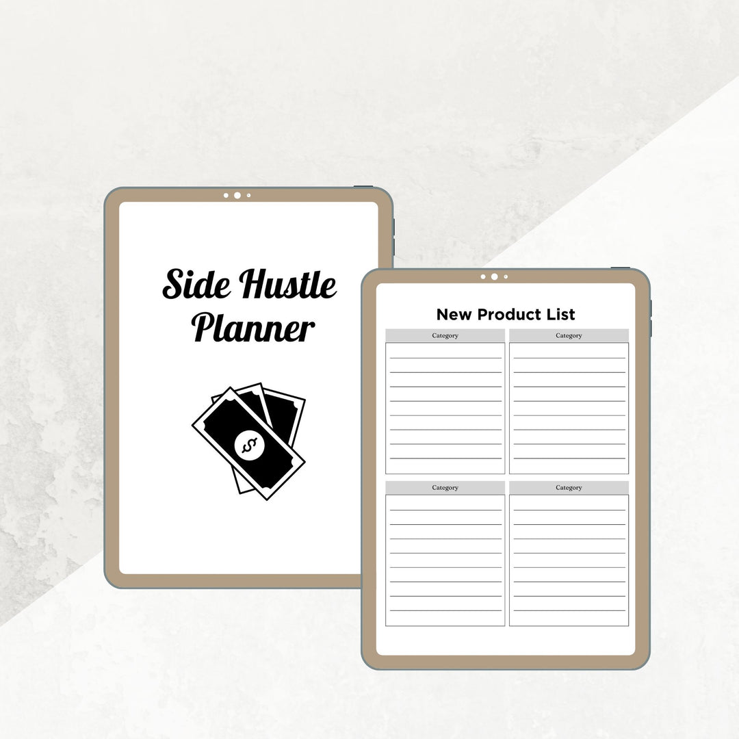 Side Hustle Planner