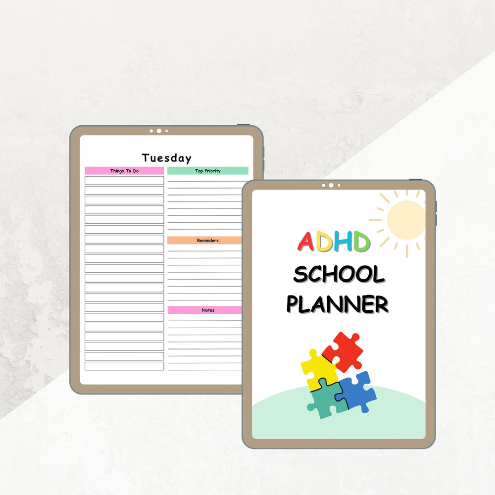 ADHD School Planner - creazives