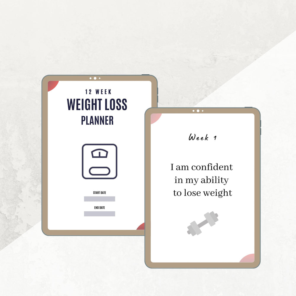 12 Week Weight Loss Planner - creazives
