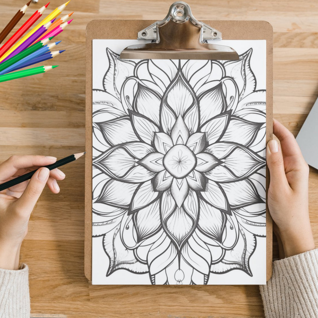 Mandela Coloring Page - Classic 30 - creazives