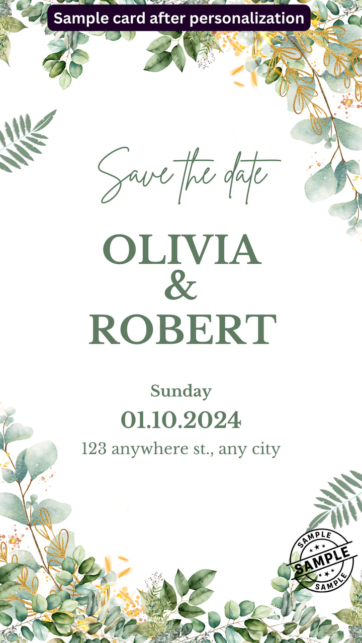 Save The Date Post - Image Personalized - creazives