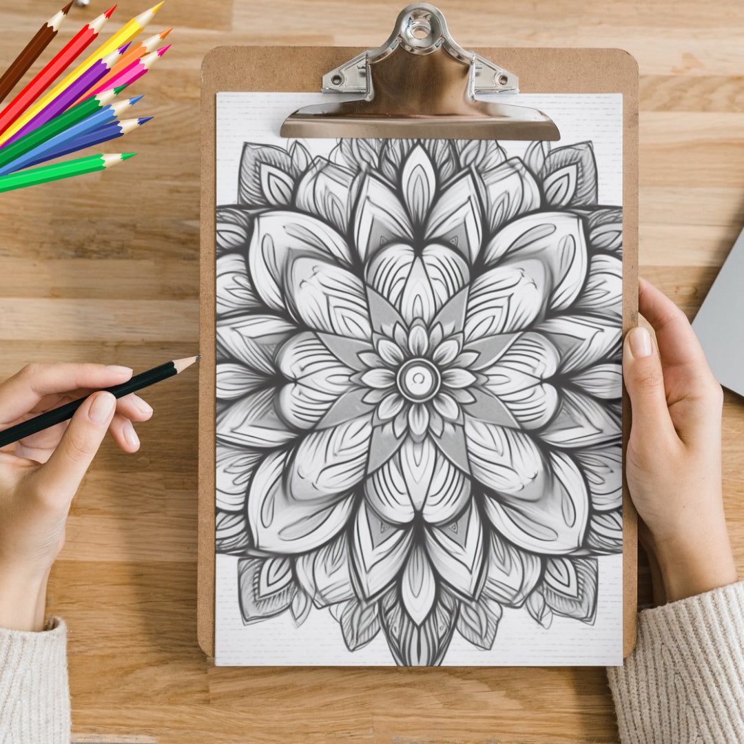 Mandela Coloring Page - Classic 33 - creazives