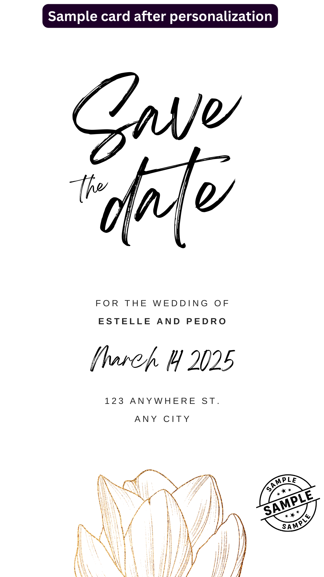 Save The Date Post - Image Personalized - creazives