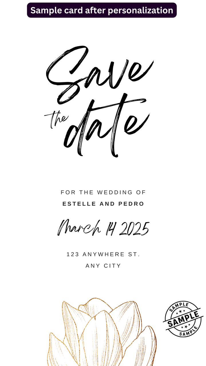 Save The Date Post - Image Personalized - creazives