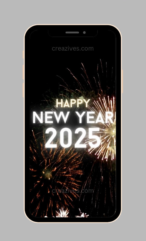 New Year Greetings Card digital - Post Video - creazives