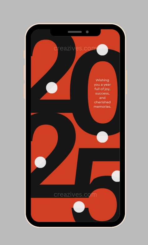 New Year Greetings Card digital - Post Video - creazives