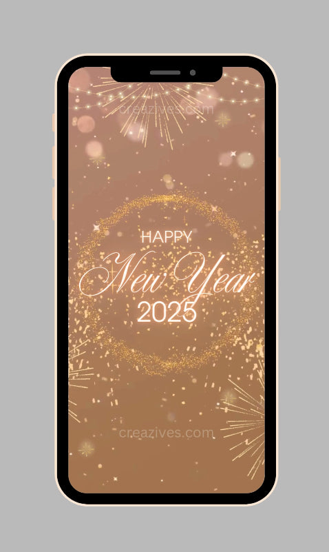 New Year Greetings Card digital - Post Video - creazives