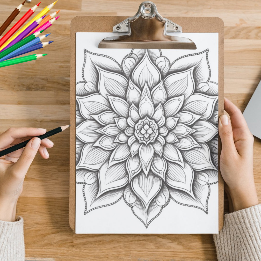 Mandela Coloring Page - Classic 35 - creazives