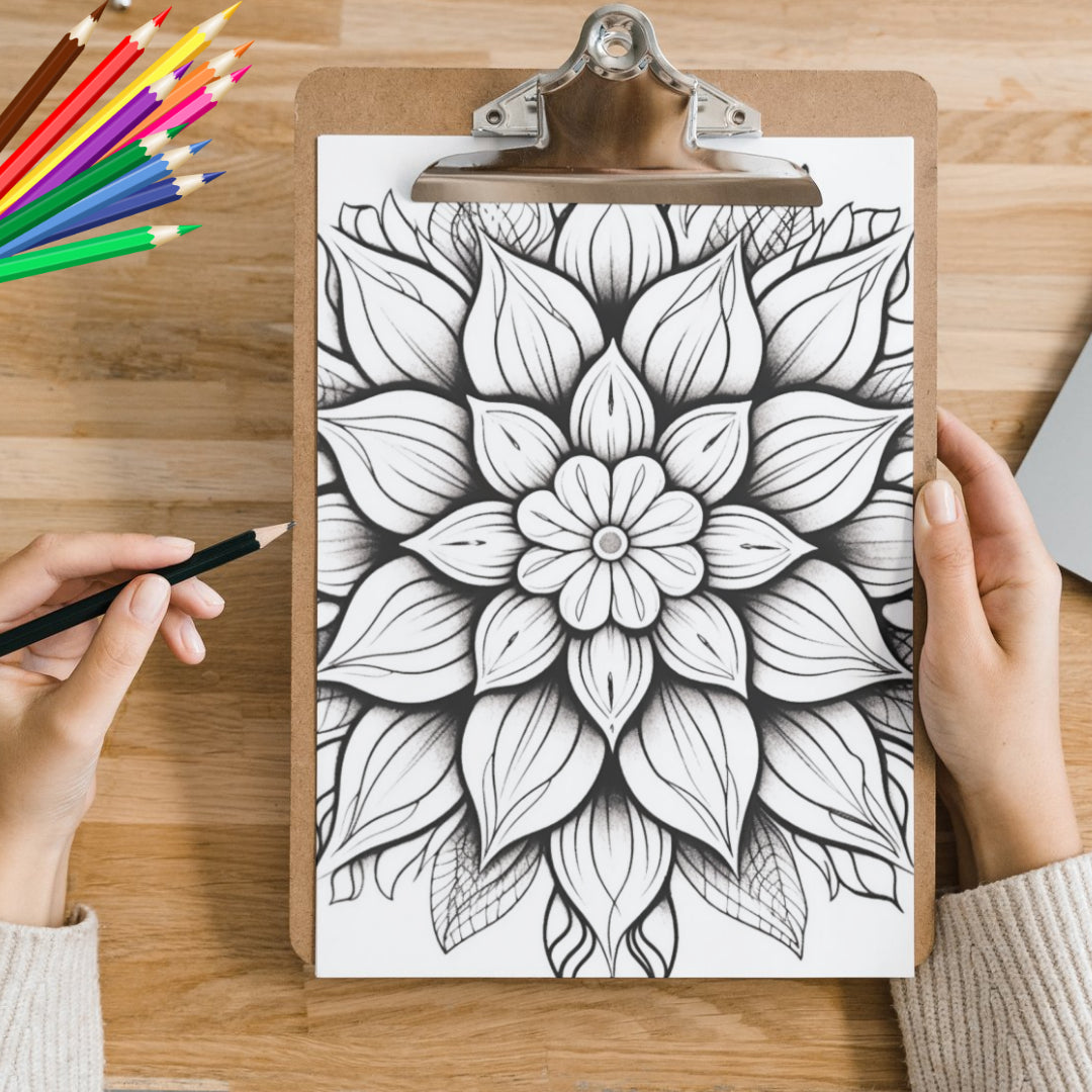 Mandela Coloring Page - Classic 36 - creazives