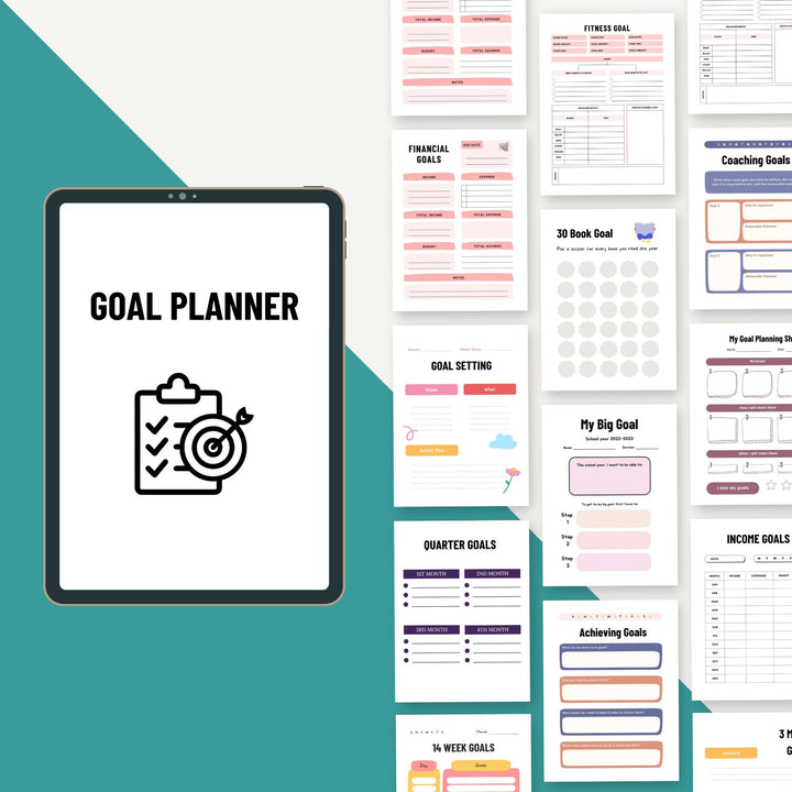 Goal Planner Colorful - creazives