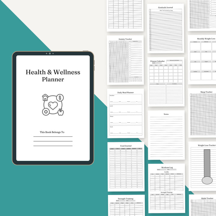 Health and Wellness Planner - creazives