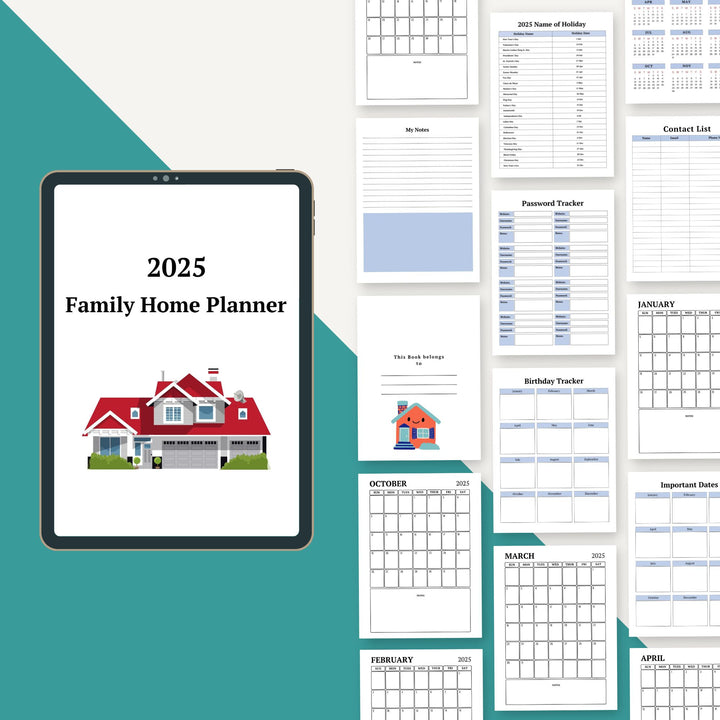 2025 FAMILY HOME PLANNER - creazives