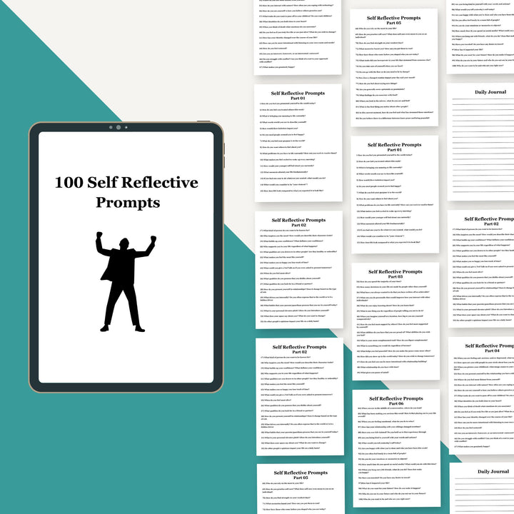 100 Self Reflective Prompts - creazives