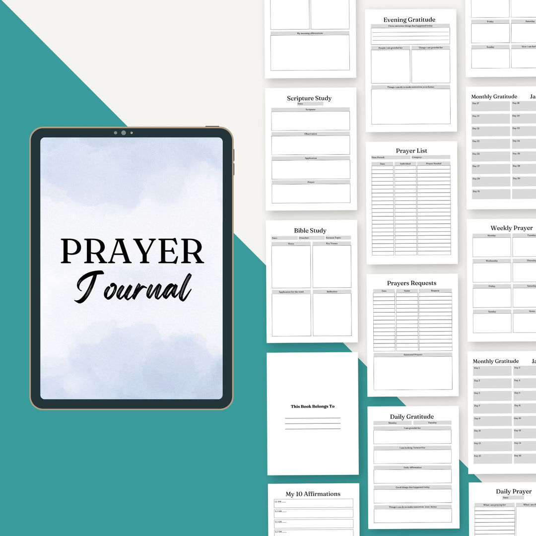 Prayer Journal Bundle - creazives