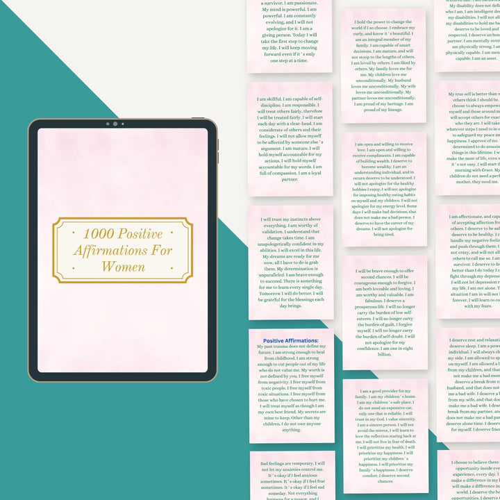 1000 Positive Affirmations For Women - creazives