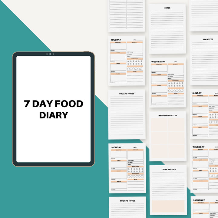 7 Day Food Diary - creazives